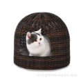 Tidur Rumah Knel House Summer Breathable Rattan Pet Bed
